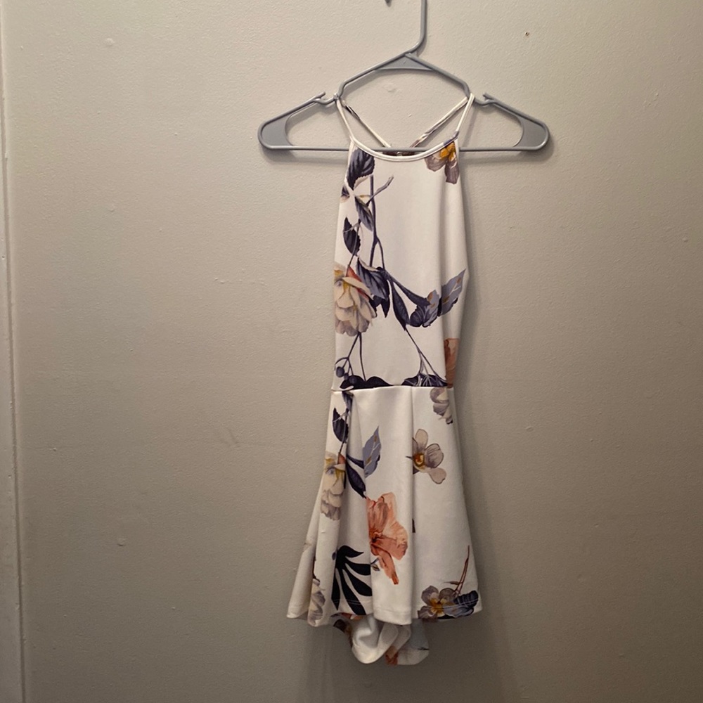 Floral Print Romper